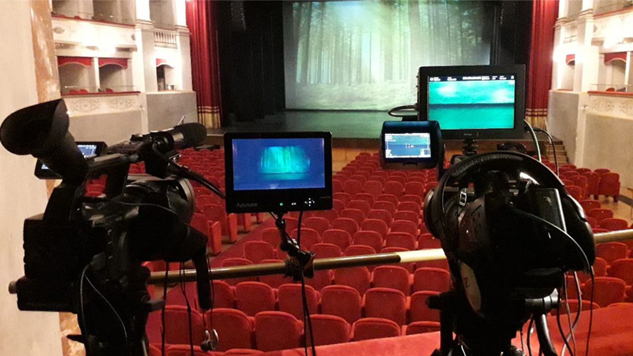 riprese video con videocamere Sony FS5 4K per spettacoli teatrali